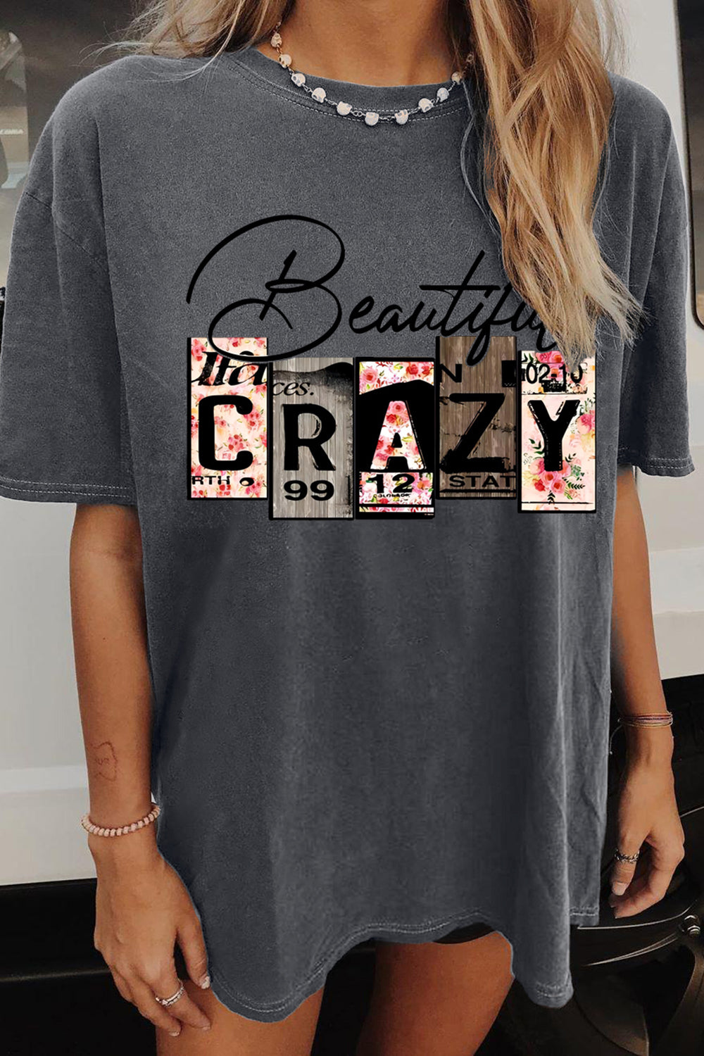 T-Shirt Beautiful Crazy Merch, Shirt Beautiful Crazy For Women