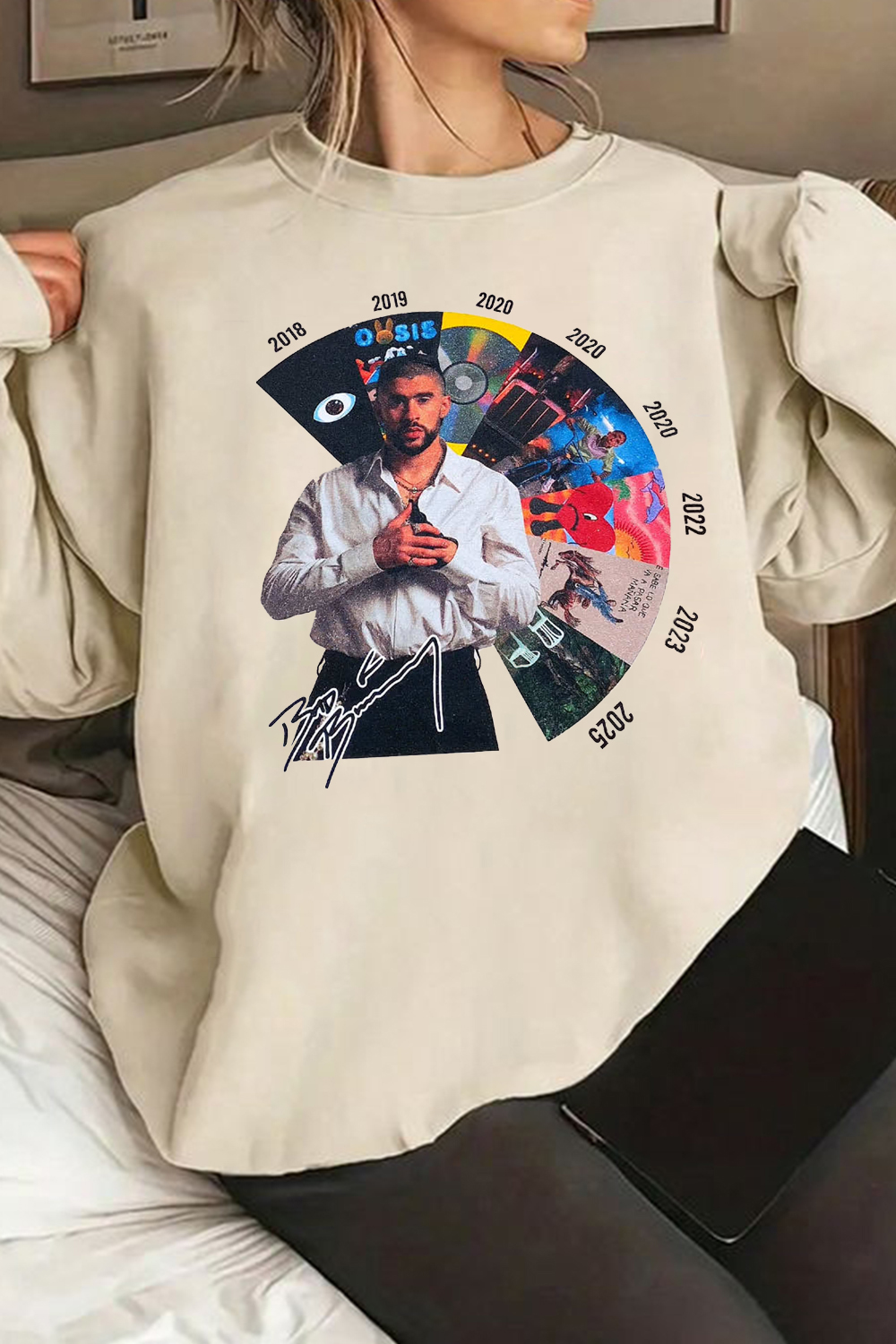 Badbunny Albums Women Sweatshirt