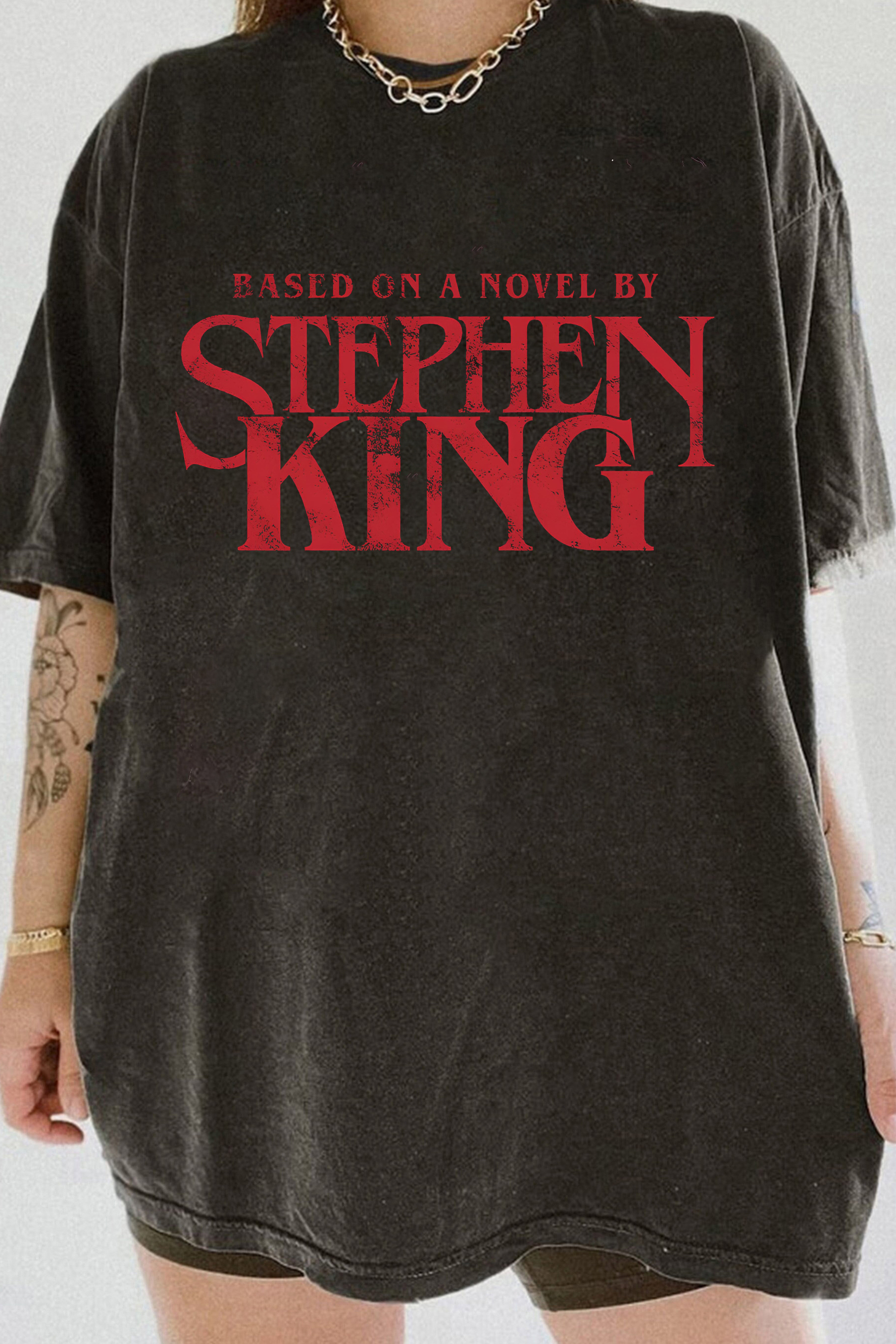 New T-Shirt Based On Merch, Shirt Based On A Novel By Stephen King For Women