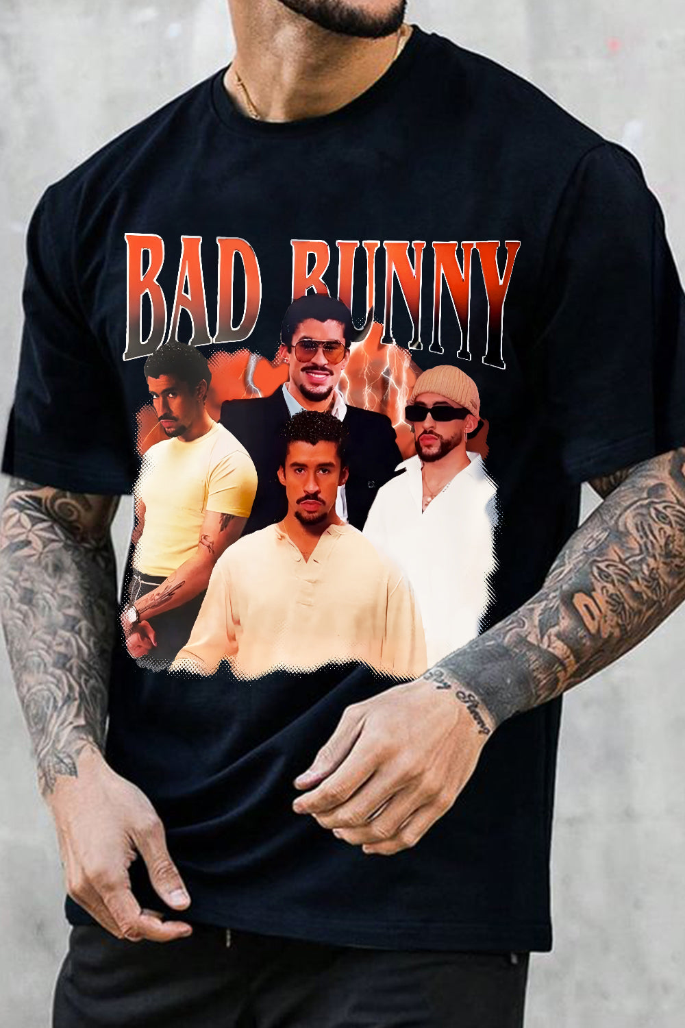 New T-Shirt Bad Bunny Merch, Shirt Bad Bunny Graphic For Men
