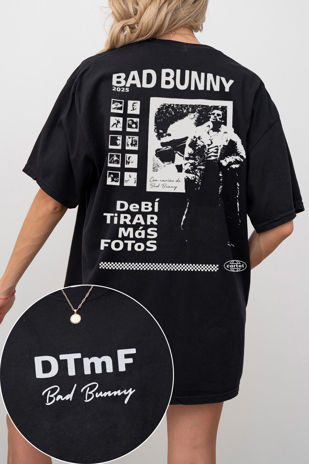 New T-Shirt Bad Bunny Merch, Shirt Bad Bunny Most Wanted Tour For Women