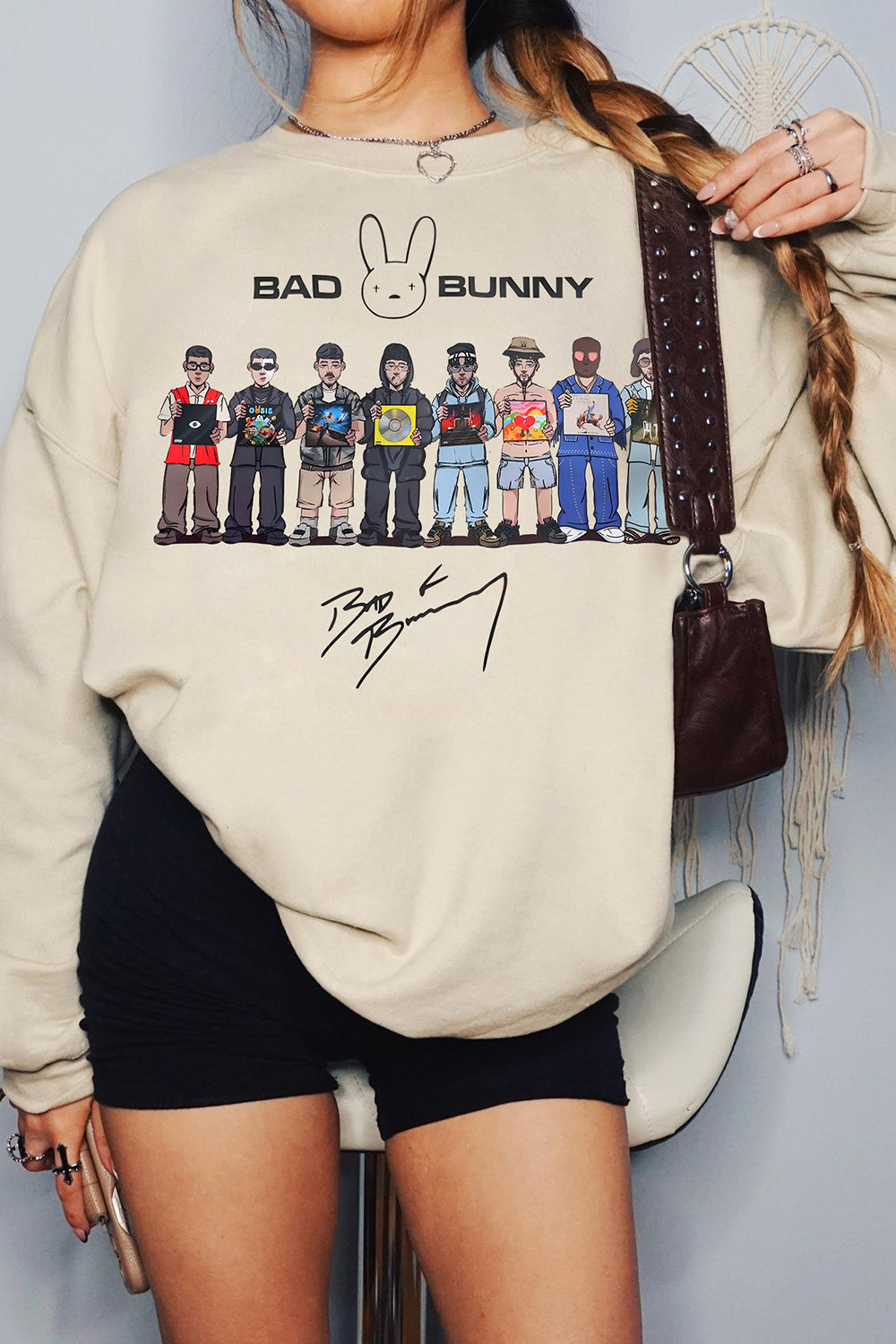 New Bad Bunny Dtmf Album Merch Sweatshirt For Women