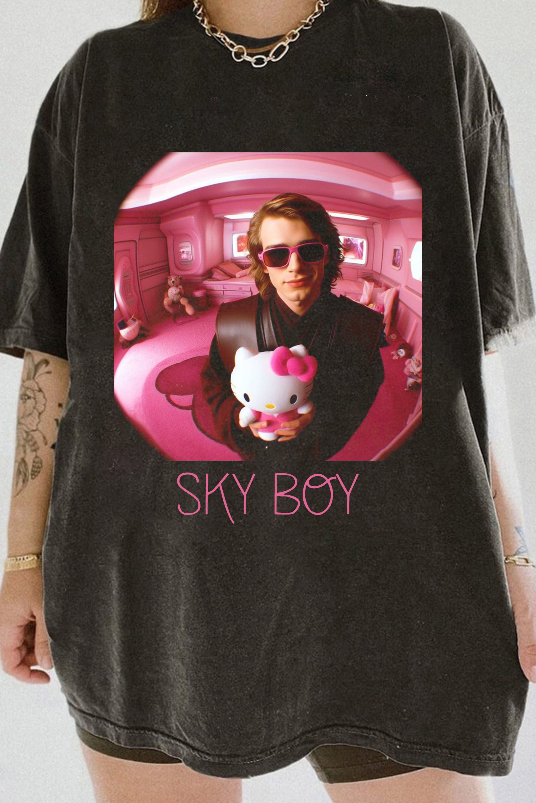 New T-Shirt Anakin Skywalker Merch, Shirt Anakin Skywalker Sky Boy For Women
