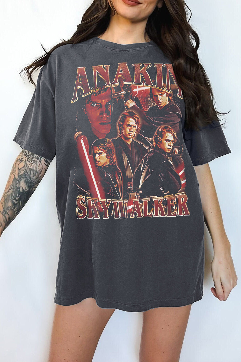T-Shirt Anakin Skywalker Merch, Shirt Anakin Skywalker Vintage 90S For Women