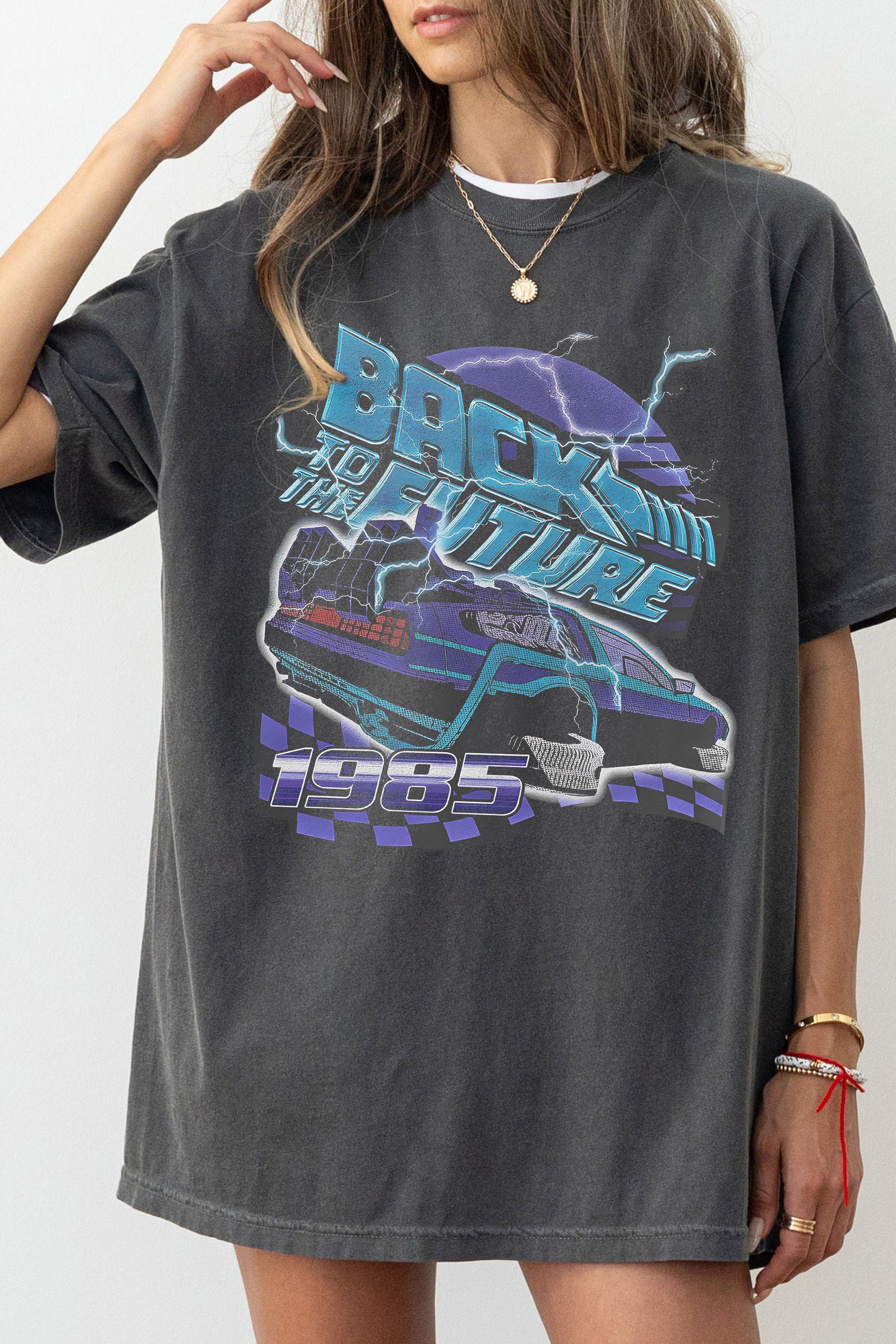 T-Shirt Back To Merch, Shirt Back To The Future Poster Style For Women