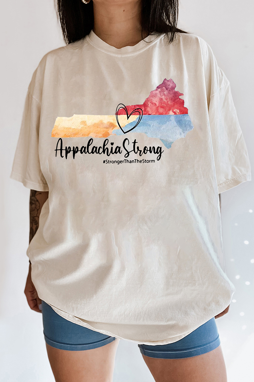 T-Shirt Appalachia Strong Merch, Shirt Appalachia Strong Hurricane Disaster Relief Stronger Than The Storm For Women