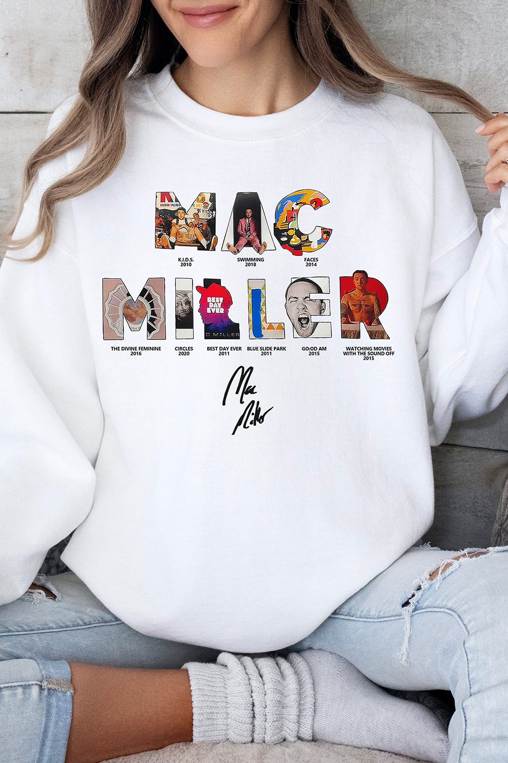 New Always Love Mac Miller Fleece Sweatshirt For Women