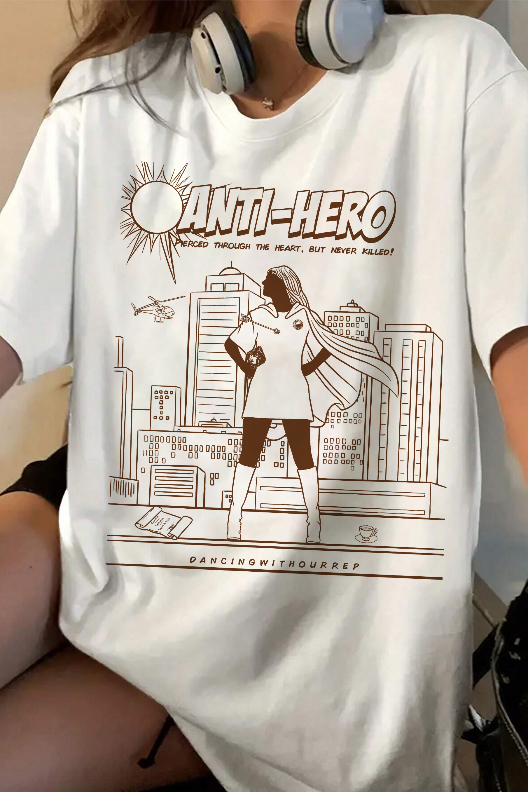 New T-Shirt Anti-Hero Ttpd Merch, Shirt Anti-Hero Ttpd For Women