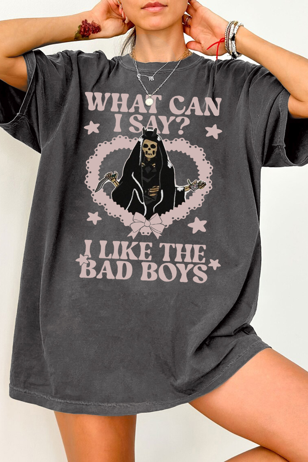 New T-Shirt Agatha All Merch, Shirt Agatha All Along I Like The Bad Boys For Women