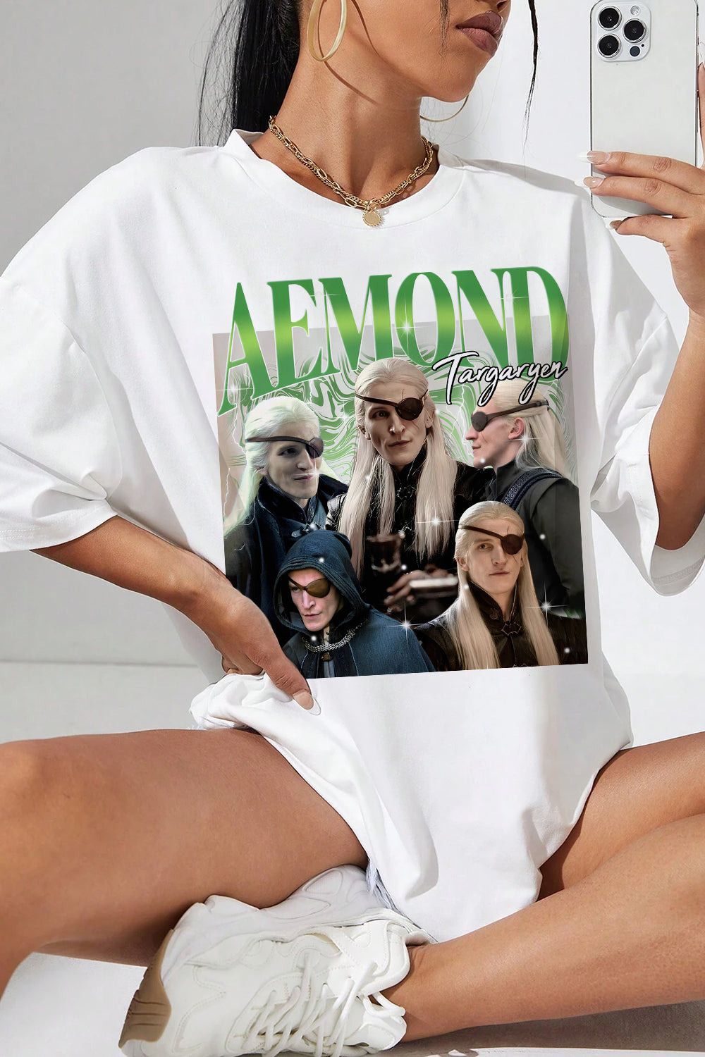 New T-Shirt Aemond Retro Merch, Shirt Aemond Retro For Women