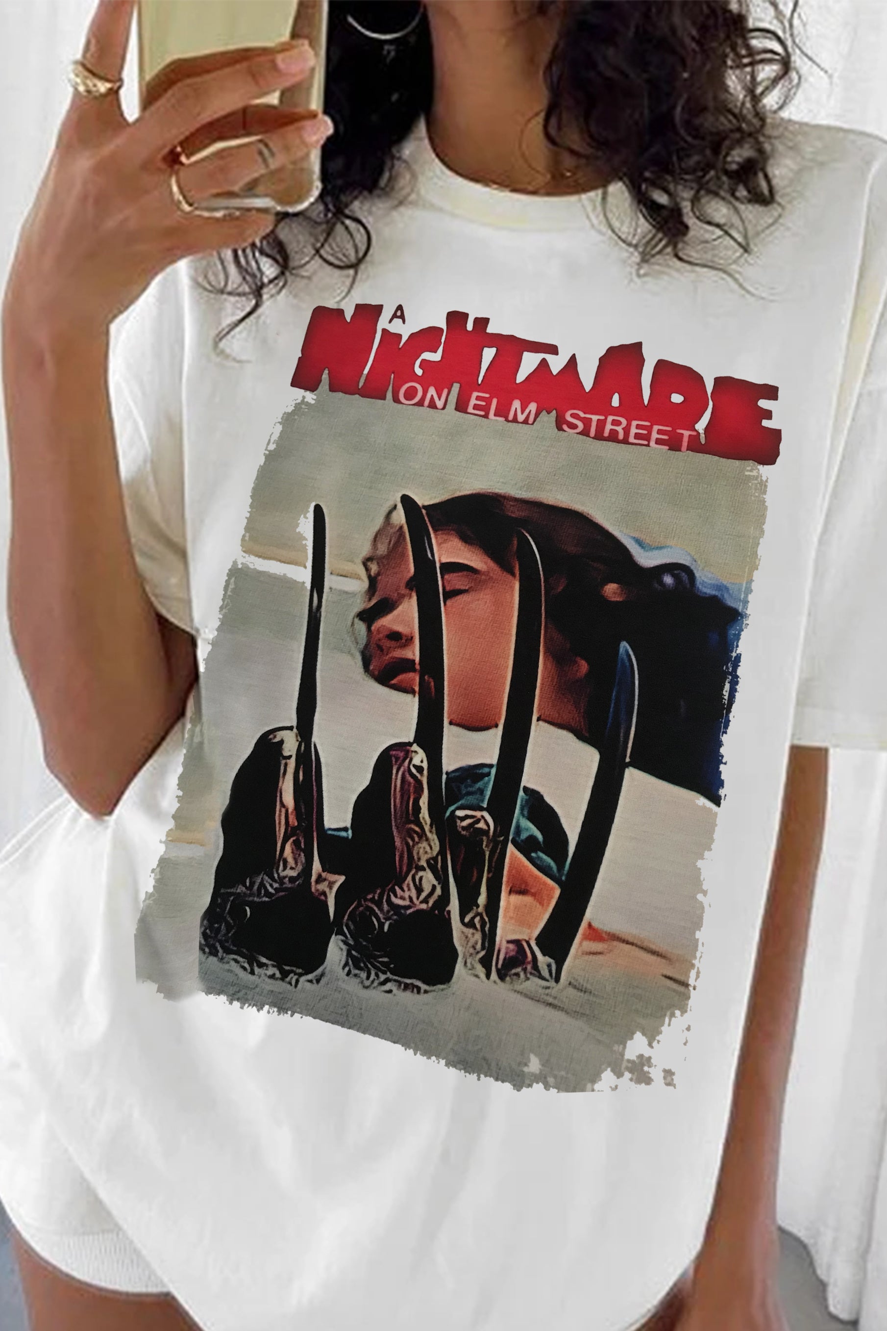 New T-Shirt A Nightmare Merch, Shirt A Nightmare On Elm Street For Women