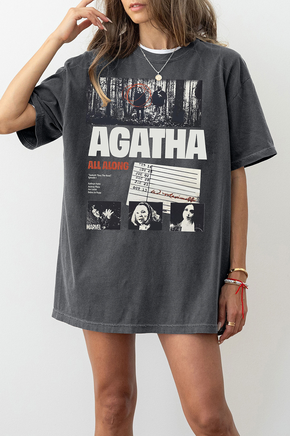 New T-Shirt Agatha All Merch, Shirt Agatha All Along Episode 1 For Women
