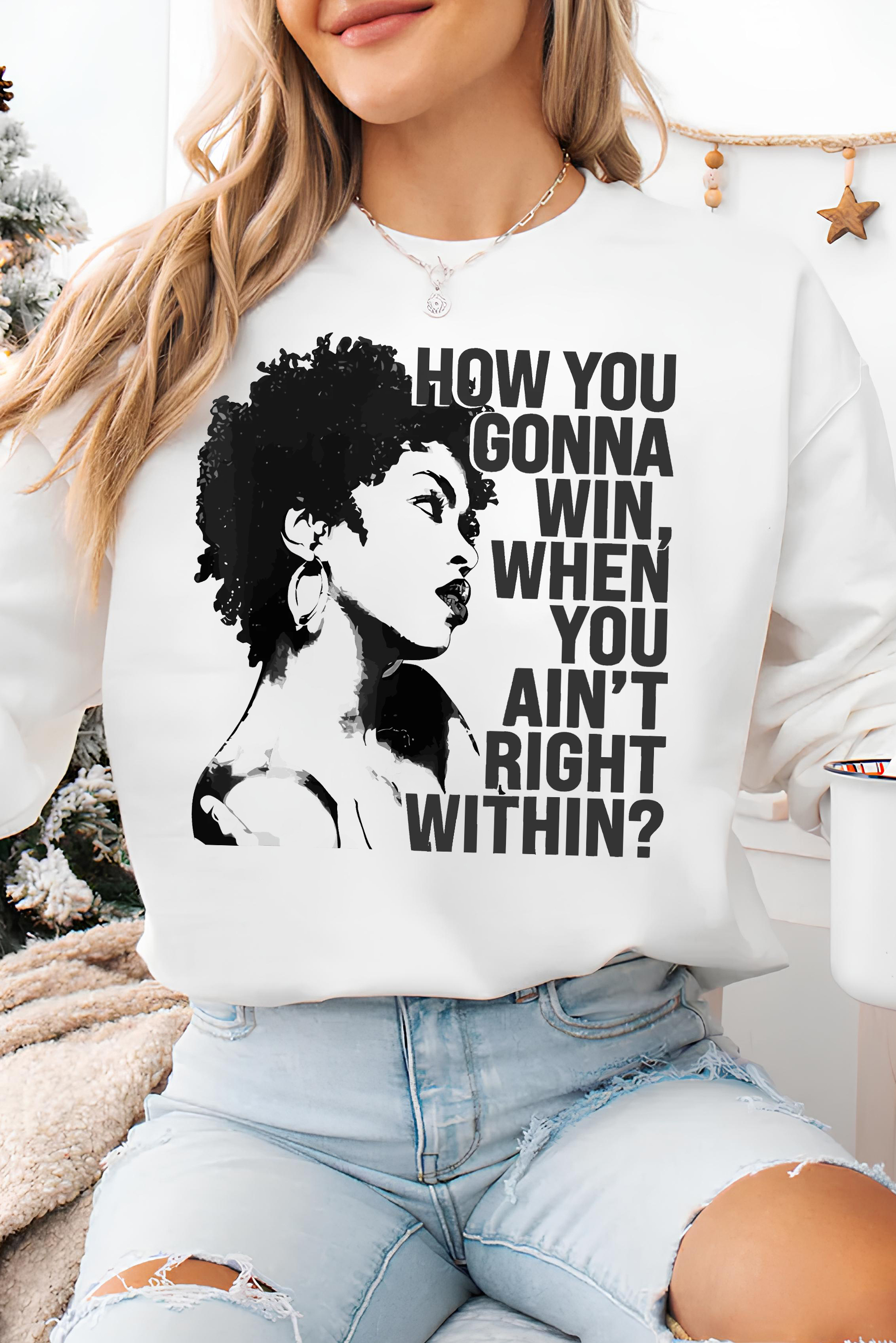 New 90S Vintage Lauryn Hill Fleece Sweatshirt For Women