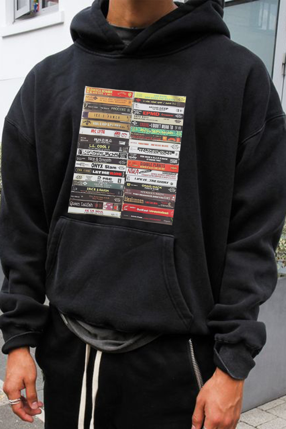 New 90’S Rap Printed Hoodie