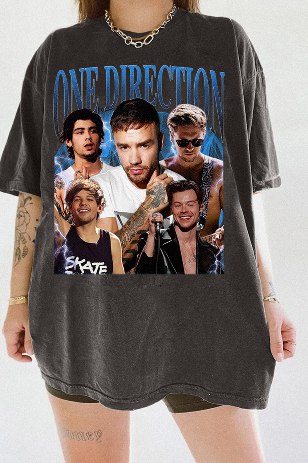 New T-Shirt 1D Band Merch, Shirt 1D Band Music Tour Graphic For Women