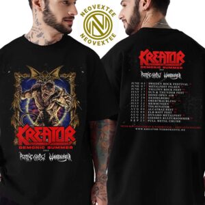 New Kreator Demonic Summer 2025 With Rotting Christ 2025, Kreator Demonic Summer T-Shirt