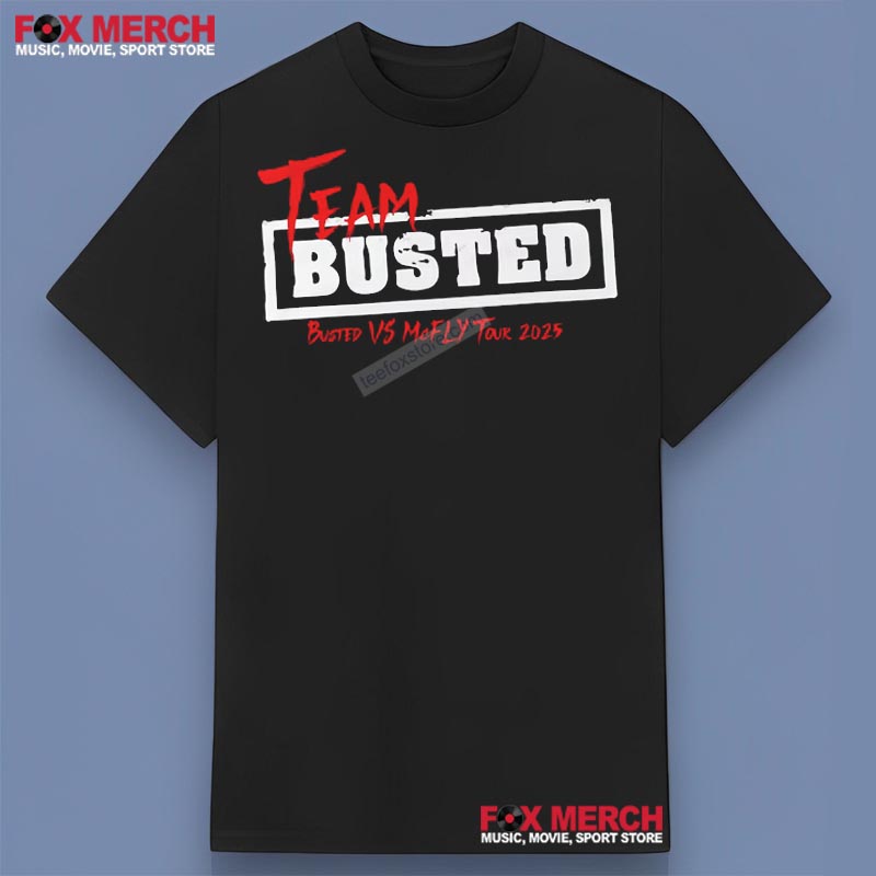 Team Busted Busted VS Mcfly Tour 2025, Team Busted T-Shirt