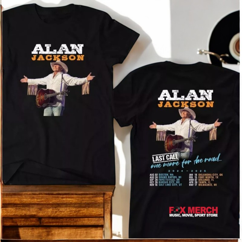 ALAN JACKSON LAST CALL ONE MORE TOUR 2025, ALAN JACKSON LAST T-Shirt
