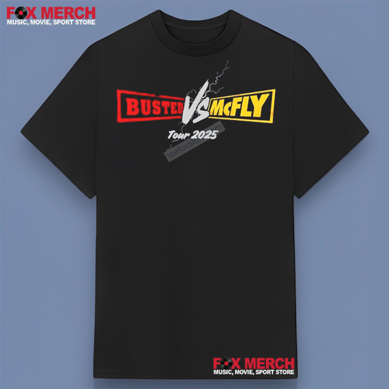 New Busted vs Mcfly Tour 2025, Busted vs Mcfly T-Shirt