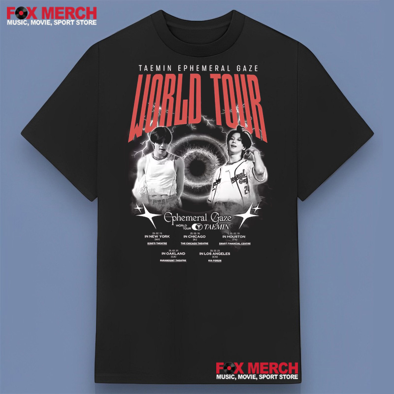Taemin Ephemeral Gaze Tour 2025, Taemin Ephemeral Gaze T-Shirt