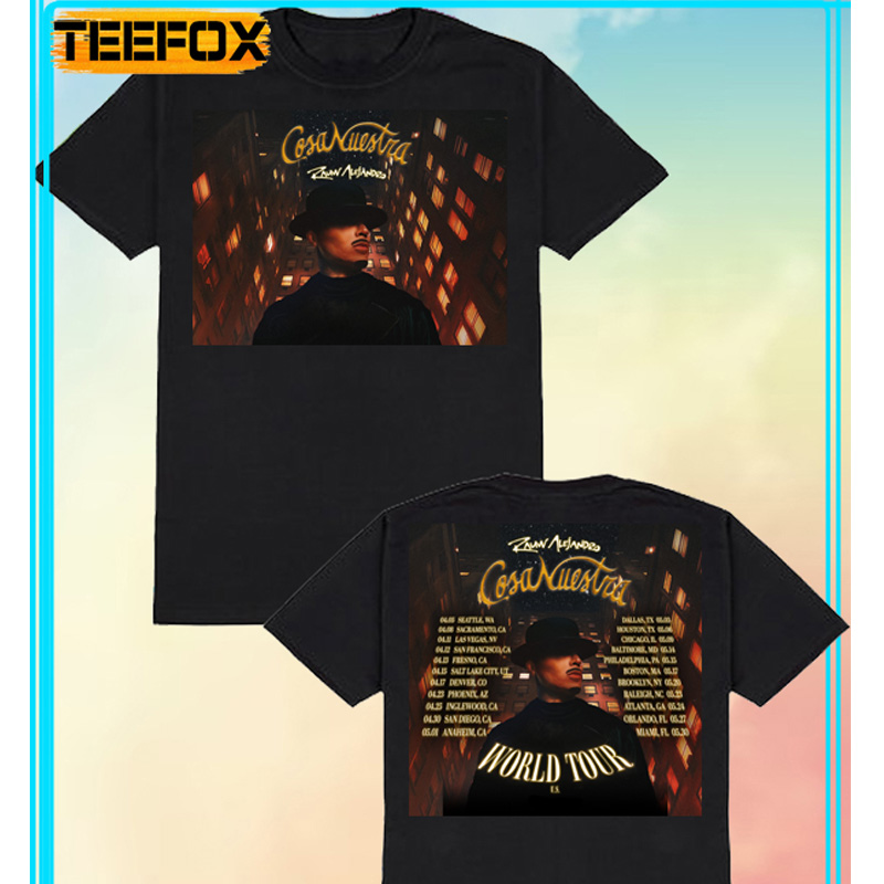 New Rauw Alejandro Cosa Nuestra World Tour 2025 Concert, Rauw Alejandro Cosa T-Shirt