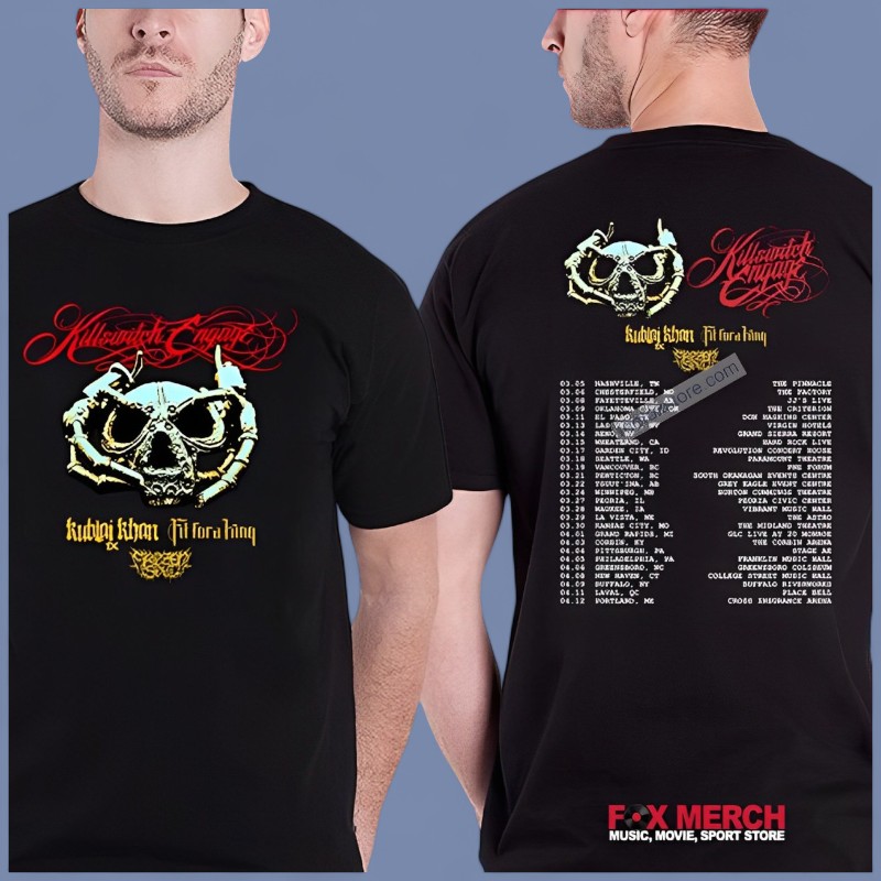 New Killswitch Engage 2025 North American Tour, Killswitch Engage 2025 T-Shirt