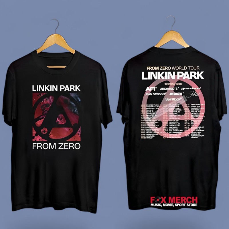 New Linkin Park From Zero World Tour 2025 Music Band, Linkin Park From T-Shirt
