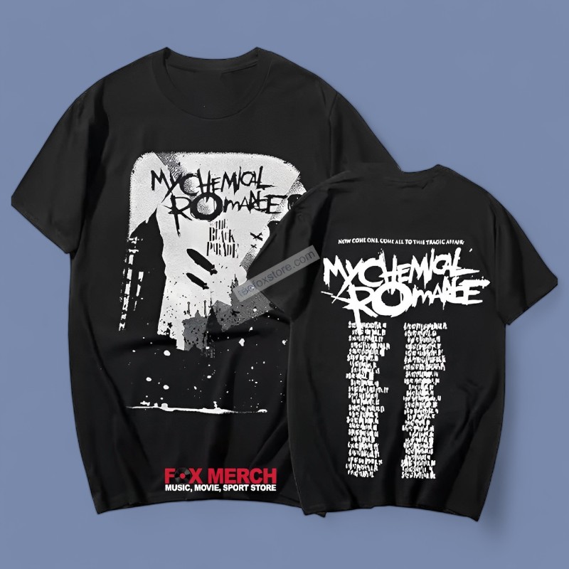 My Chemical Romance The Black Parade Tour 2025 Concert, My Chemical Romance T-Shirt
