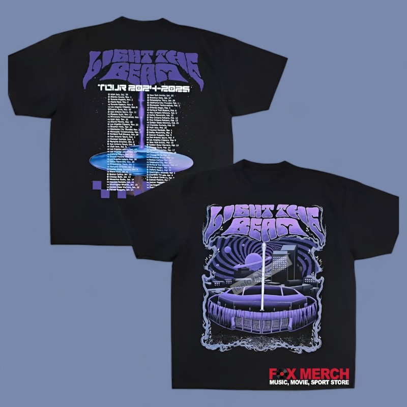 New Light the Beam 2025 Tour Graphic, Light the Beam T-Shirt