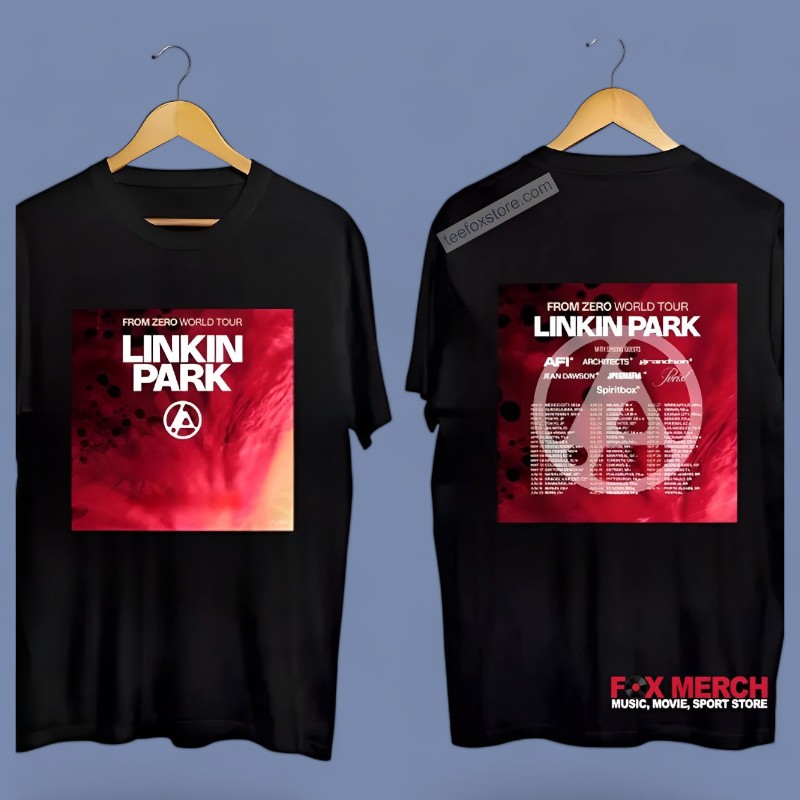 New Linkin Park From Zero World Tour 2025 Concert, Linkin Park From T-Shirt