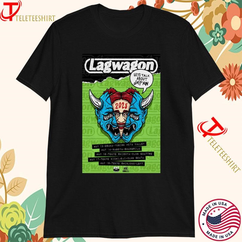 New Lagwagon Lets Talk About Japan May 2025 Tour, Lagwagon Lets Talk T-shirts