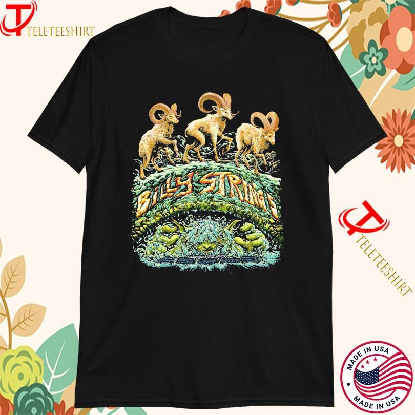 Official Billy Strings Winter 2025 Tour Goat, Official Billy Strings T-shirts