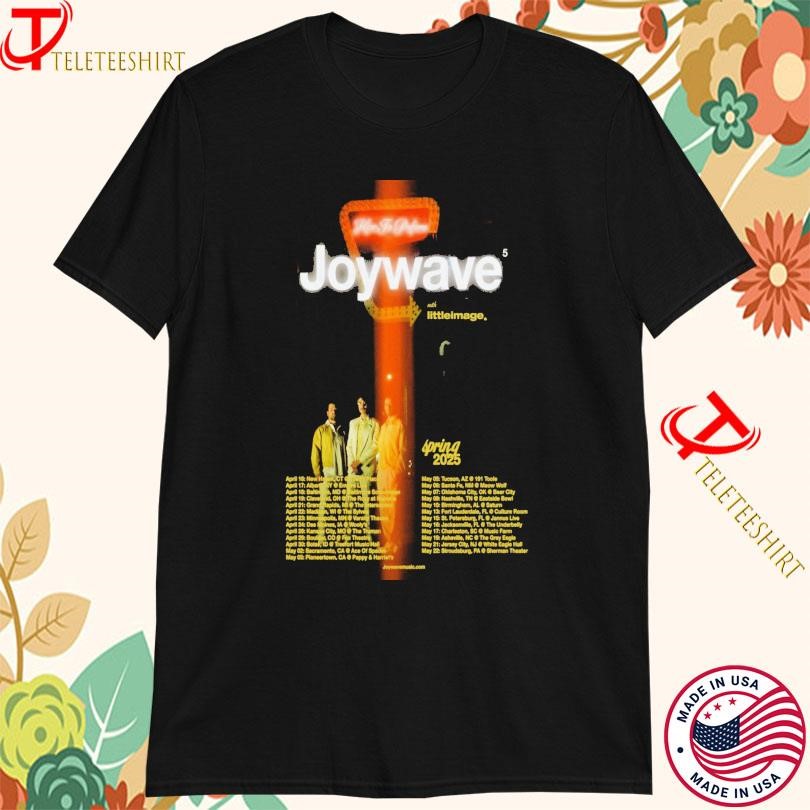 New Joywave With Littleimage Poster Spring 2025 Tour, Joywave With Littleimage T-shirts