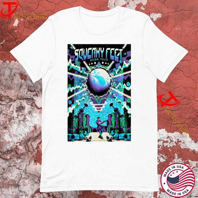 New Squeaky Feet 2025 Tour, Squeaky Feet 2025 T-shirts