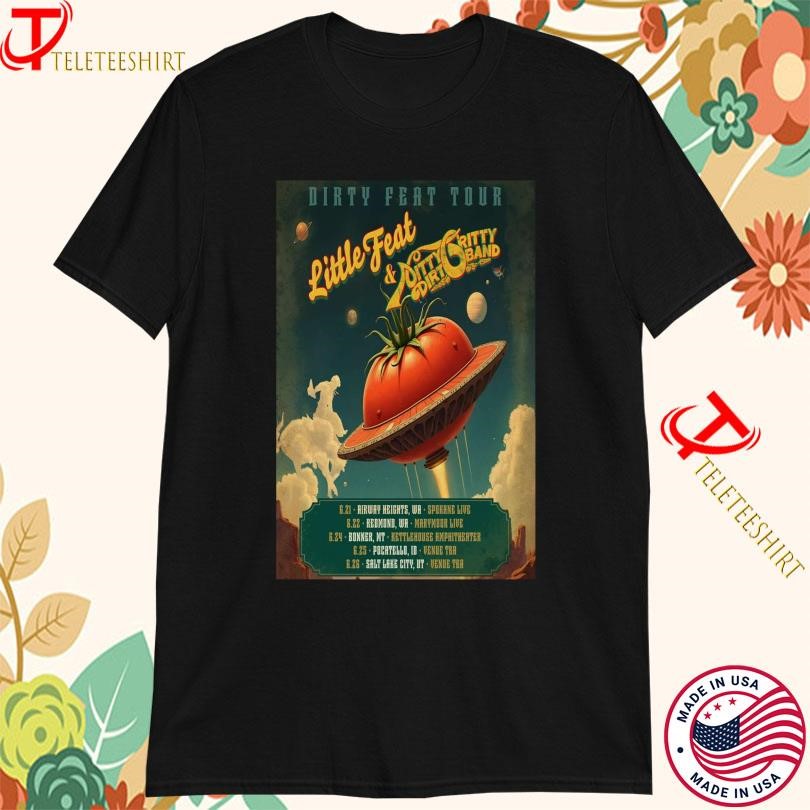 New Little Feat And Nitty Gritty Dirt Band Dirty Feat 2025 Tour, Little Feat T-shirts