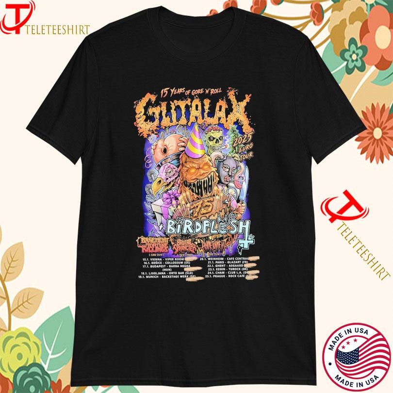 New Gutalax Euro 2025 Tour Birdflesh, Gutalax Euro 2025 T-shirts