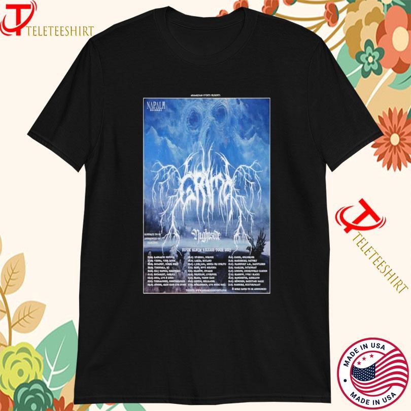 New Grima Band EU UK Album Release 2025 Tour, Grima Band EU T-shirts