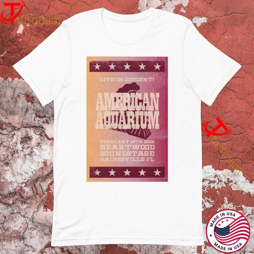 New American Aquarium Tampa FL February 17 2025 Tour, American Aquarium Tampa T-shirts