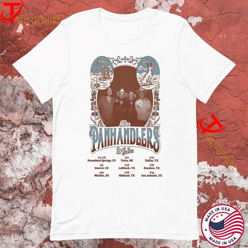 New The Panhandlers Live In 2025 Tour, The Panhandlers Live T-shirts