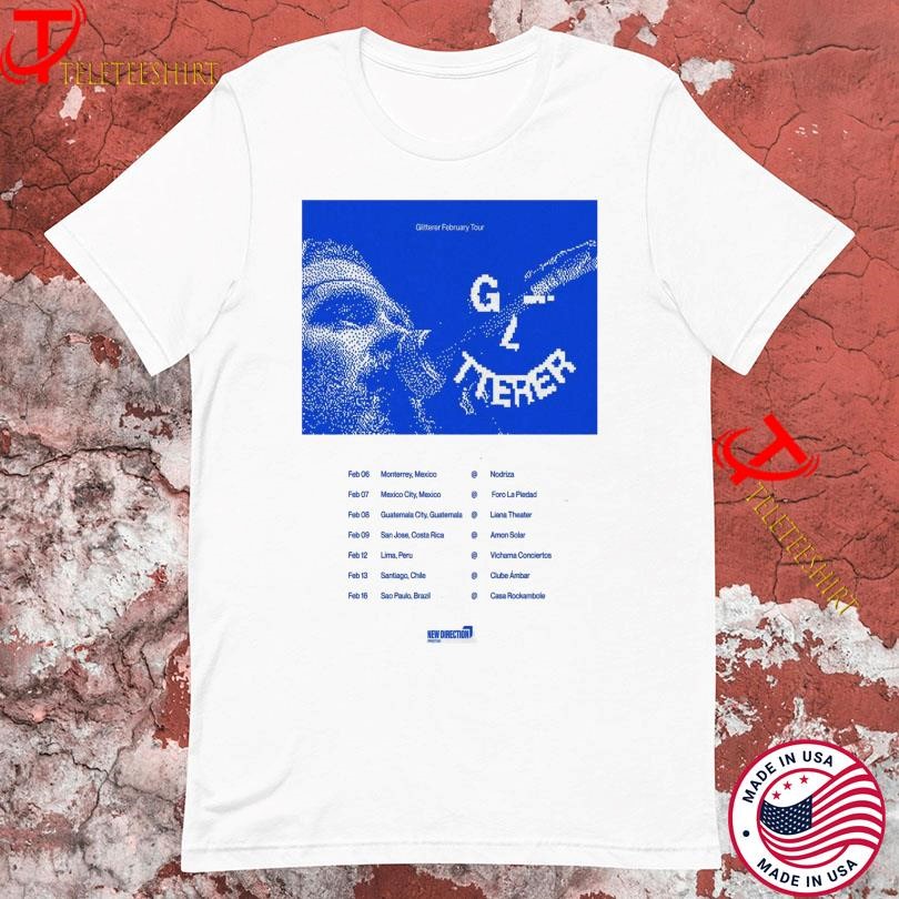 New Glitterer Latin America February 2025 Tour, Glitterer Latin America T-shirts