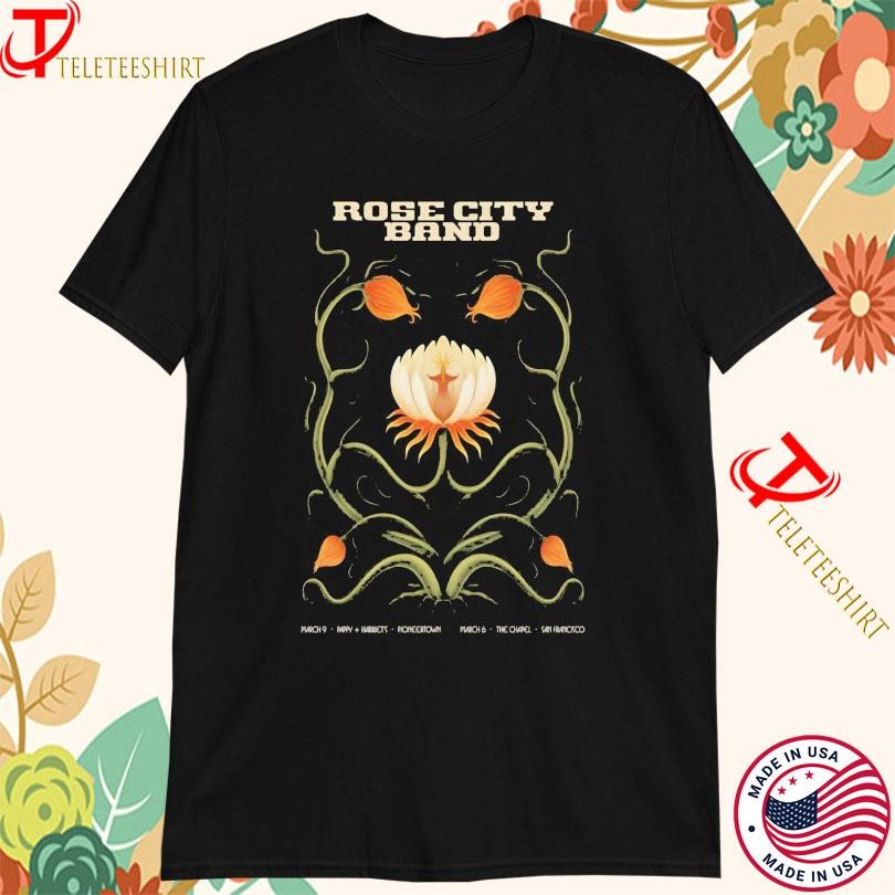 New Rose City Band At The Chapel 2025 Tour, Rose City Band T-shirts
