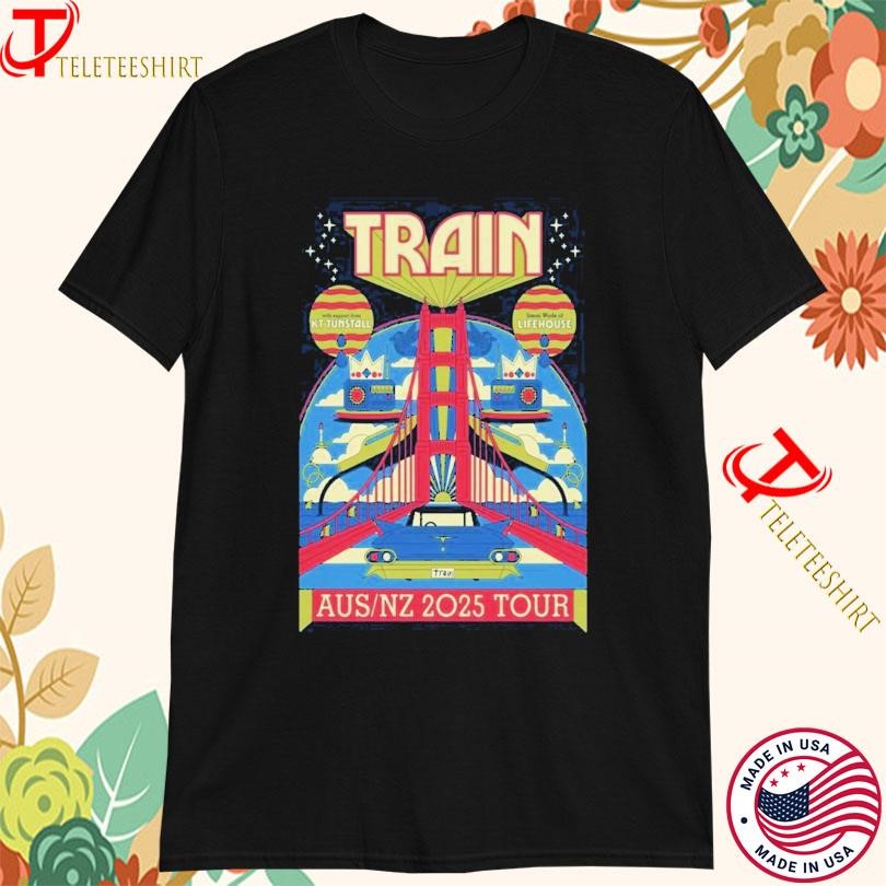 New Train Australia 2025 Tour, Train Australia T-shirts