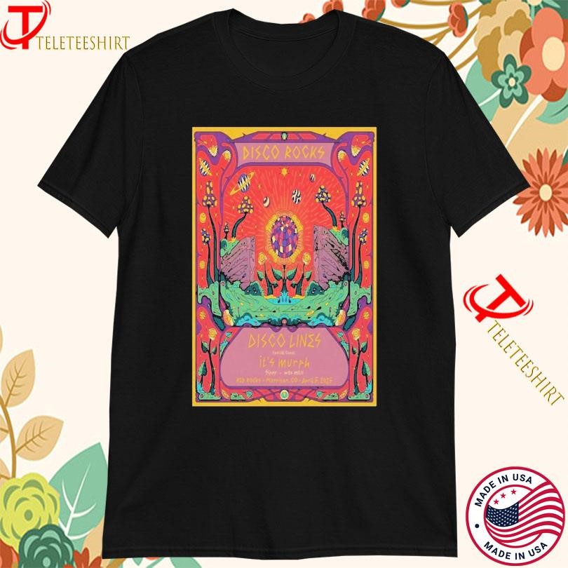 New Disco Lines At Red Rocks Amphitheatre In Morrison 2025 Tour, Disco Lines T-shirts