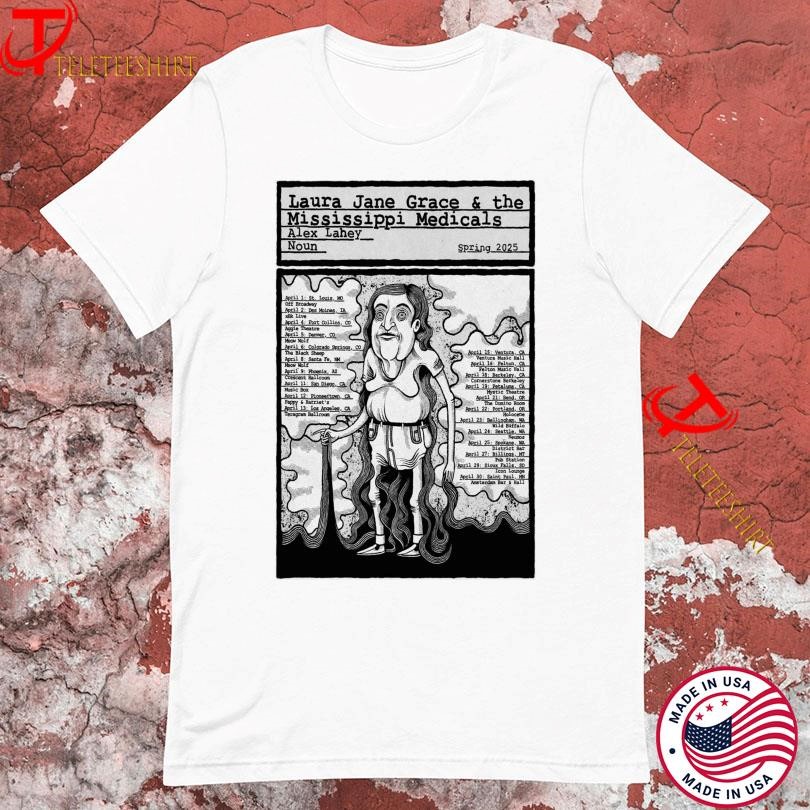New Laura Jane Grace And The Mississippi Medicals Alex 2025 Tour, Laura Jane Grace T-shirts