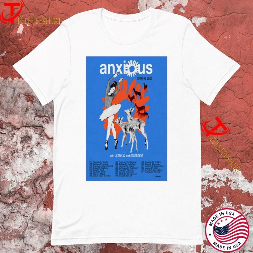 New Anxious Spring 2025 Tour, Anxious Spring 2025 T-shirts