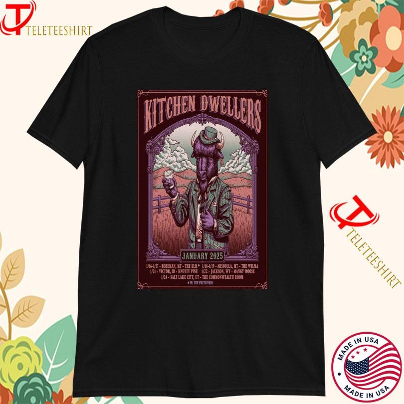 New Kitchen Dwellers The Flatliners January 2025 Tour Buffalo, Kitchen Dwellers T-shirts