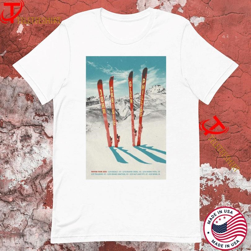 New John Craicie And Glen Phillips Winter Tour 2025, John Craicie T-shirts