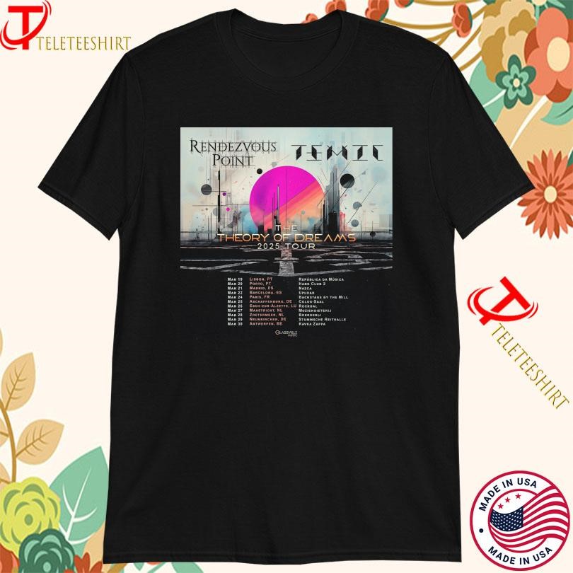 New Rendezvous Point The Theory Of Dream 2025 Tour, Rendezvous Point T-shirts
