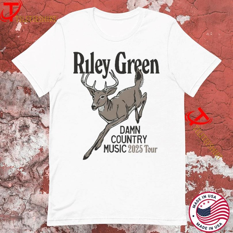 New Riley Green Deer Damn Country Music 2025 Tour, Riley Green Deer T-shirts