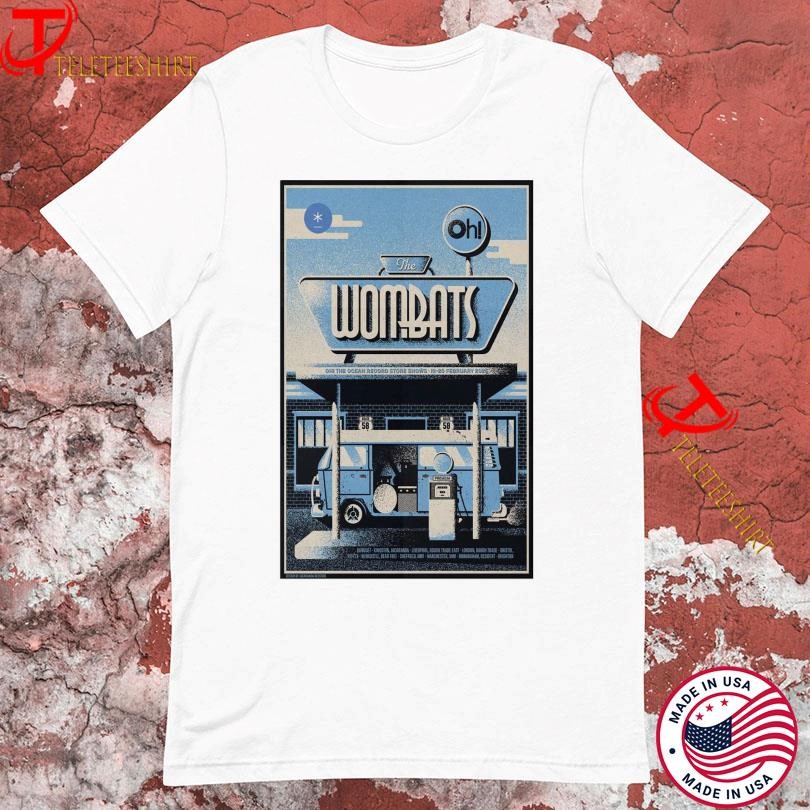 The Wombats Tour Feb 18-20 2025 At Earth In London, UK, The Wombats Tour T-shirts